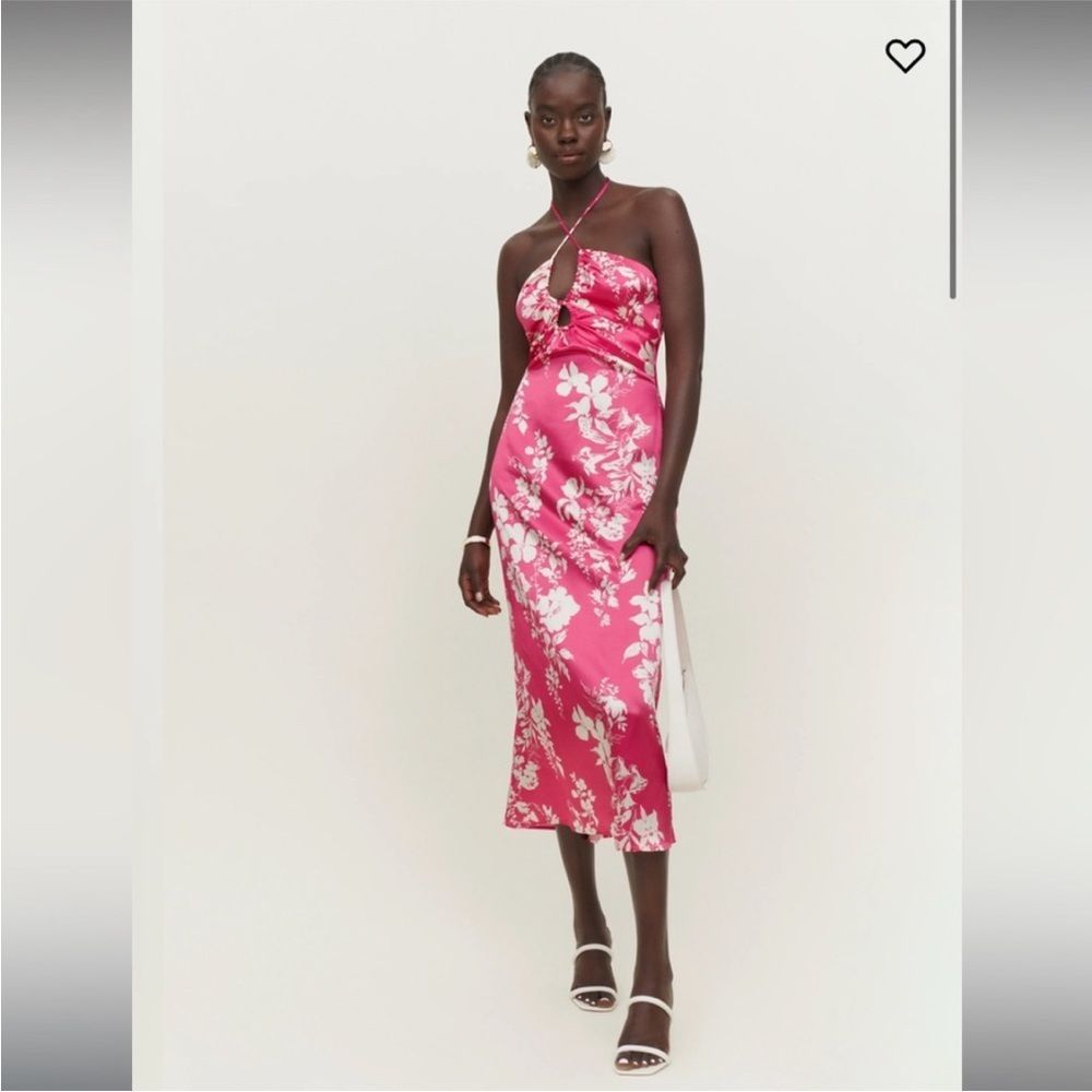 Reformation Antoni Silk Dress - Hothouse size 4 NWT - Picture 1 of 8